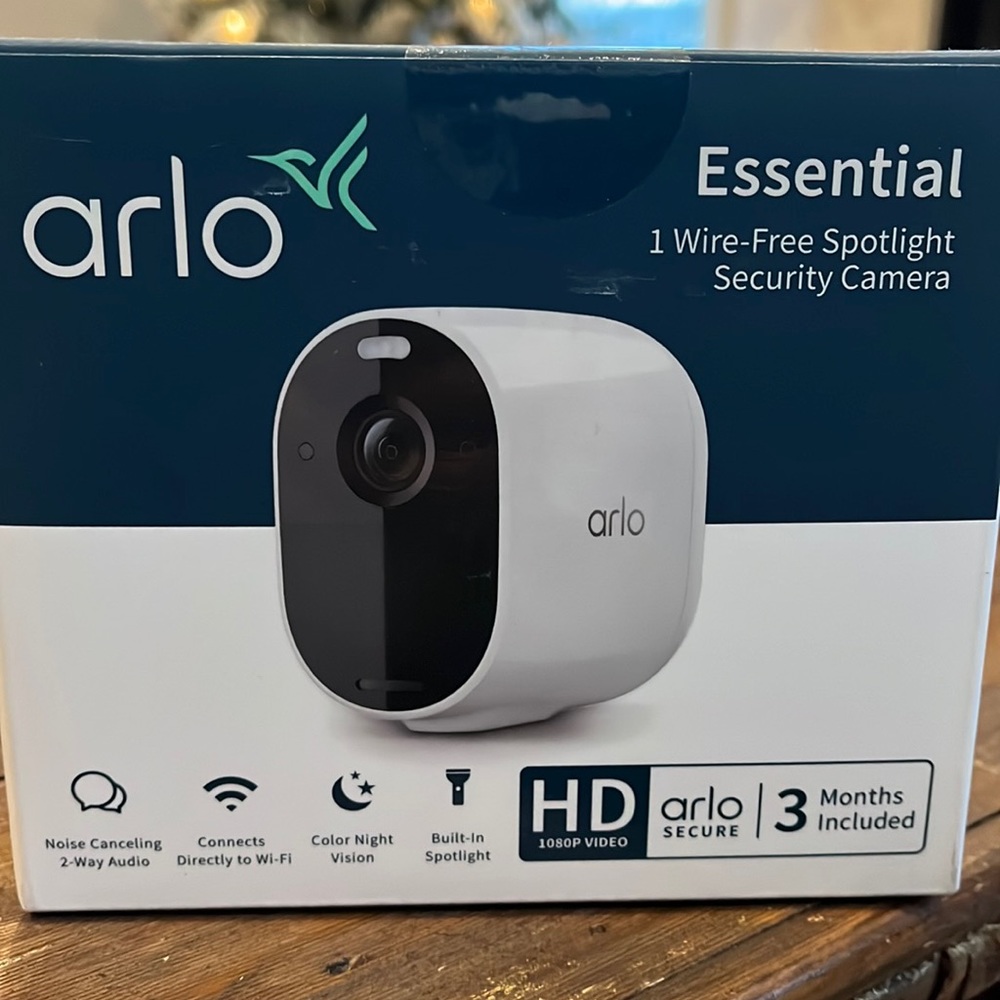 Wire free security camera